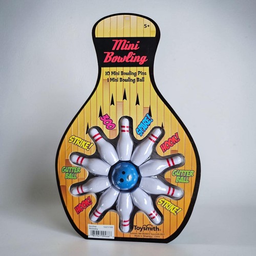 Vintage mini tabletop bowling - vintage,