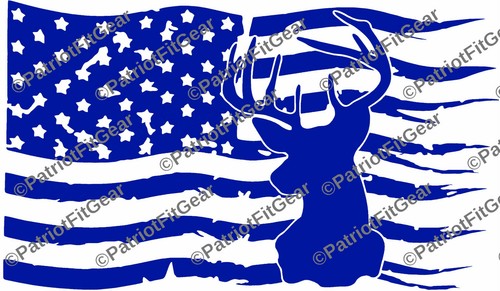 Buck flag country - buck, flag,country