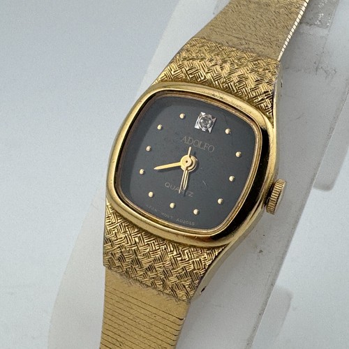 Vintage adolfo quartz watch - vintage,
