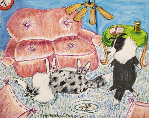 Sheltie gluttons art - 8, x