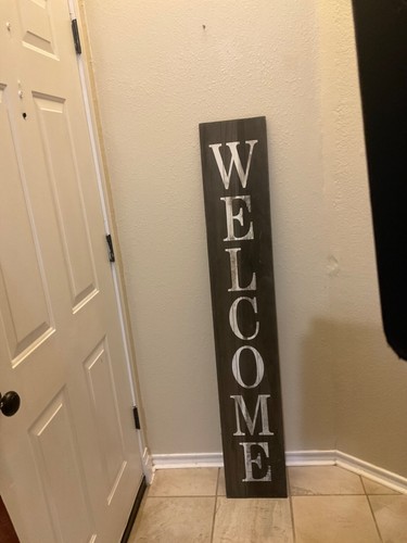 Welcome sign for front - sign,