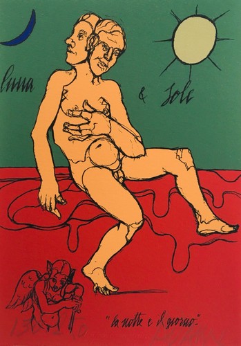 Valerio adami luna - valerio, "luna