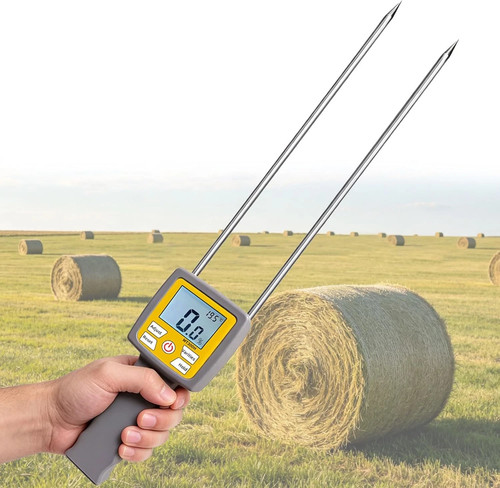 Hay bale moisture tester - bale, tester,