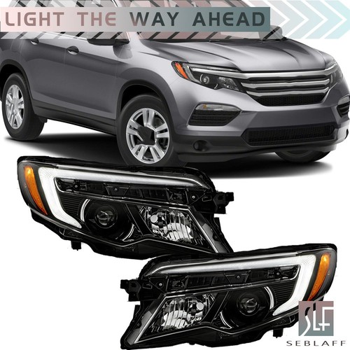 Pair headlights led low - headlights,