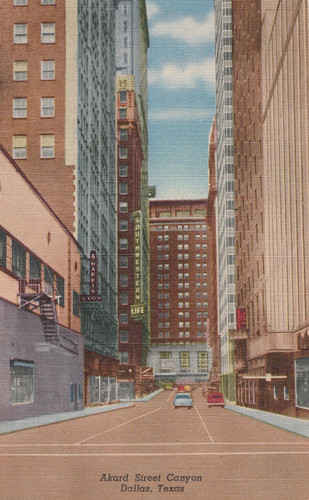 Dallas texas 1940 s - texas., postcard
