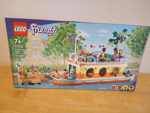 Lego friends canal - friends, houseboat