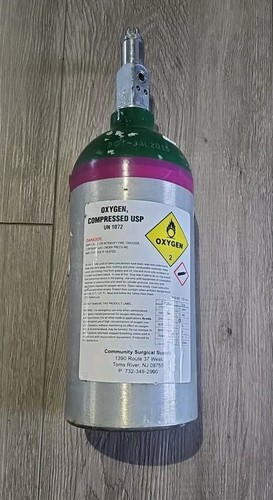 Medical oxygen cylinder size - cylinder, c
