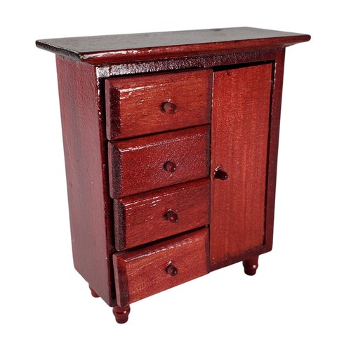 Miniature dollhouse mahogany - miniature,