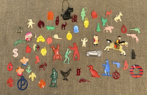 Vintage cracker jack - vintage, charms