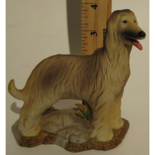 Afghan hound vintage porcelain - afghan,