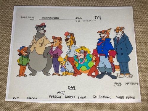Tale spin animation cels model - spin,