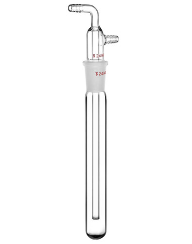 Glass vacuum cold trap bubbler - cold,