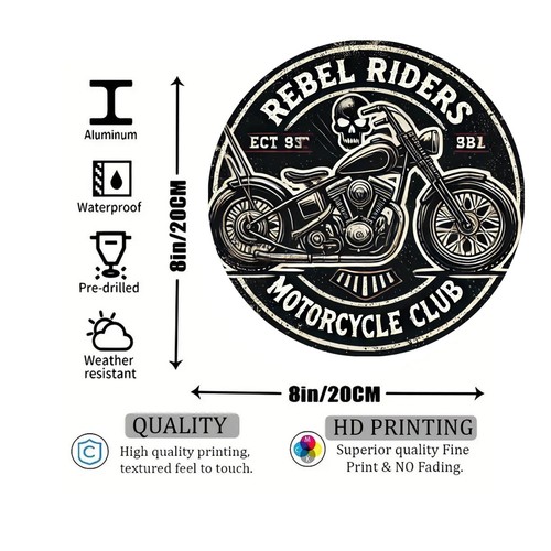 Flat print 1pc - 2d, aluminum