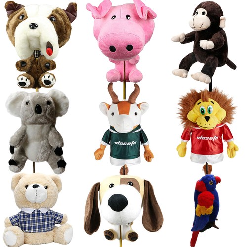 Animal soft plush golf head - soft,