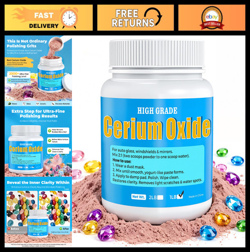 Ultra fine red cerium - cerium, oxide
