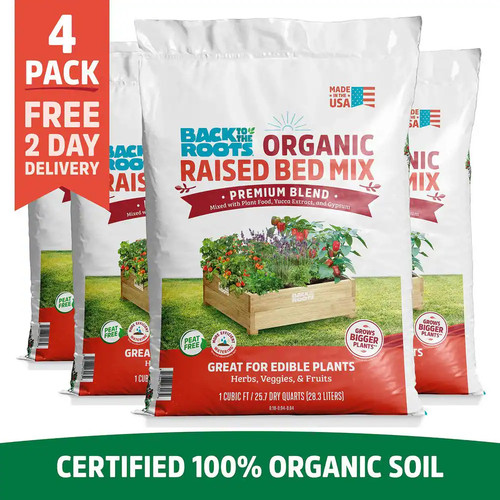 Organic raised bed - raised,