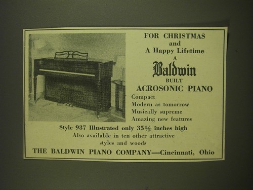 1938 baldwin acrosonic - baldwin, piano