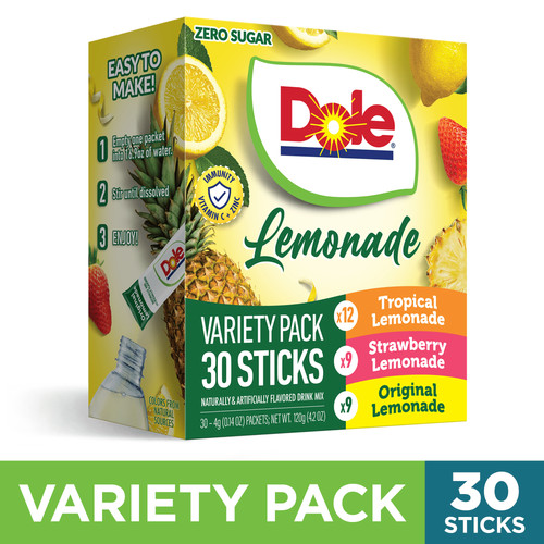 Dole lemonade variety powder - dole,