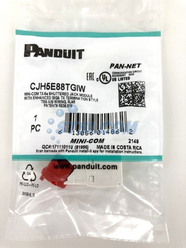 Panduit cjh5e88tgiw cat5e - panduit,