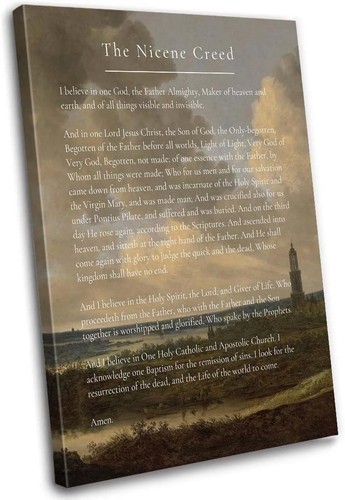 Nicene creed wall art - nicene,