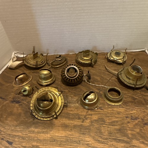 Lot vintage oil - lot, of