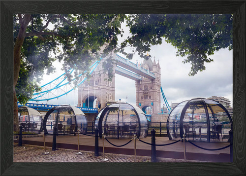 London promenade framed wall - london,