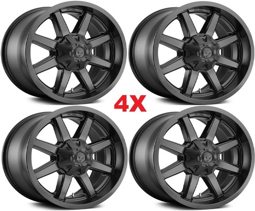 Matte all black fuel wheels - fuel,