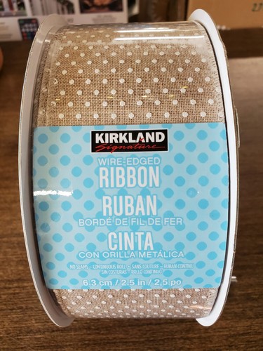 Kirkland wire edged ribbon - kirkland,