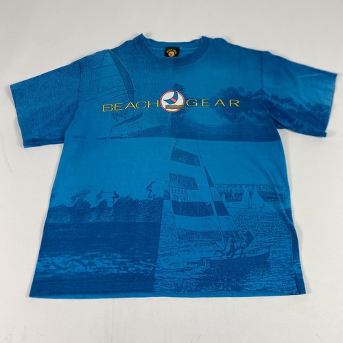 Vintage beach gear shirt - vintage,