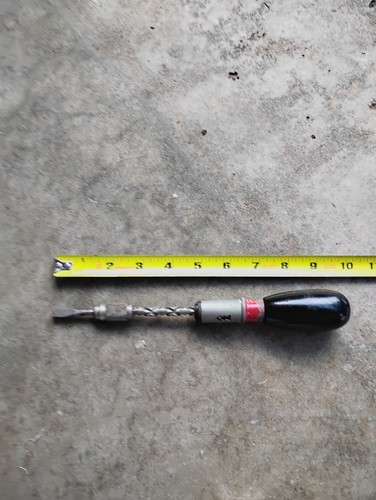 Vintage hand drill - vintage, push
