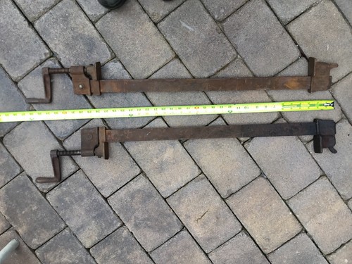 Vintage steel wetzler clamp - vintage,
