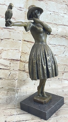 Bronze statue girl dancing - statue,
