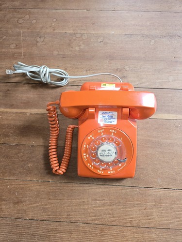 Mcm vintage orange rotary - mcm,