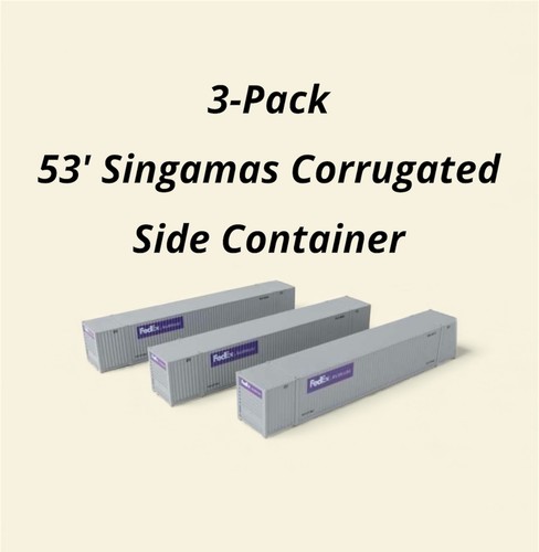 Walthers pack singamas - 3-pack,