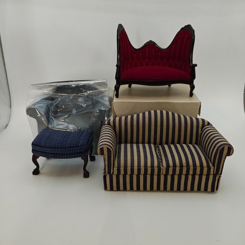 Vtg dollhouse miniatures lot - dollhouse,