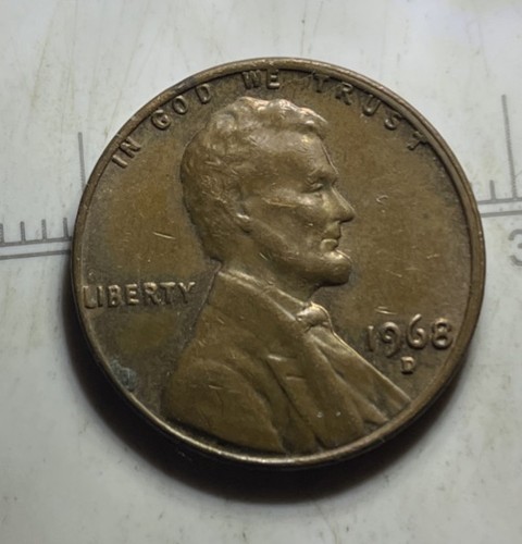 1968 lincoln memorial penny - 1968, d
