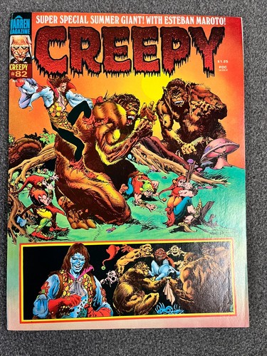 Creepy magazine aug 1976 - 82,
