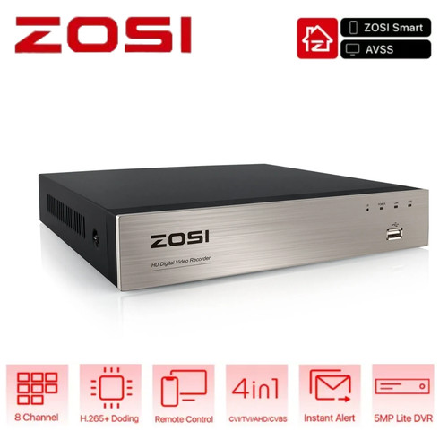 Zosi channel 265 - h.265+, lite