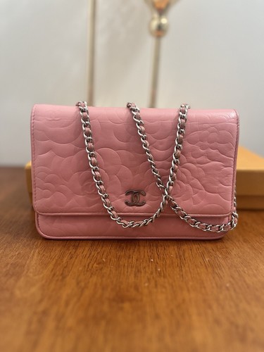 Authentic chanel camellia - camellia, pink