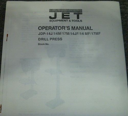 Jet equipment jdp - equipment, jdp-14jf