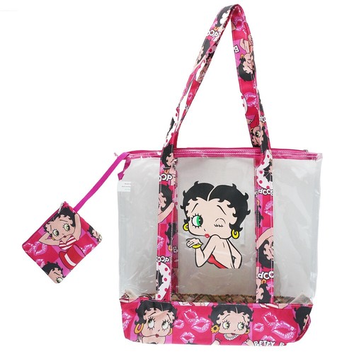 Betty boop clear shopping bag - clear,