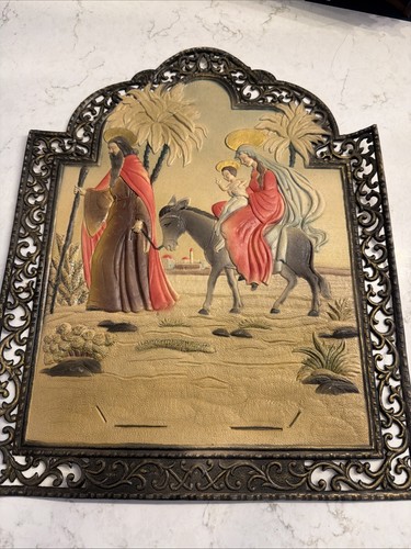 Large german embossed calendar - embossed,