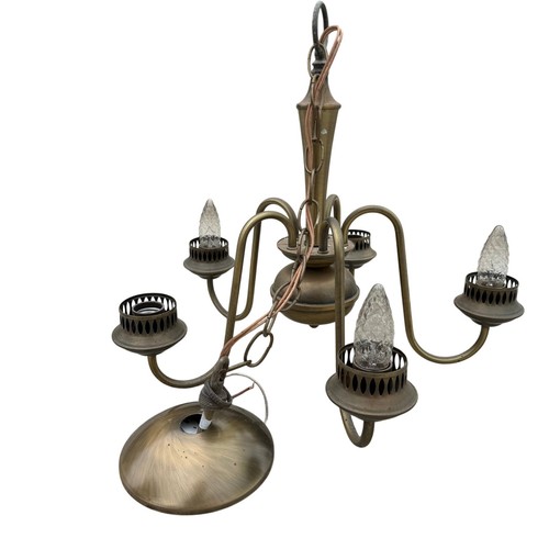 Vtg arm brass - vtg, chandelier
