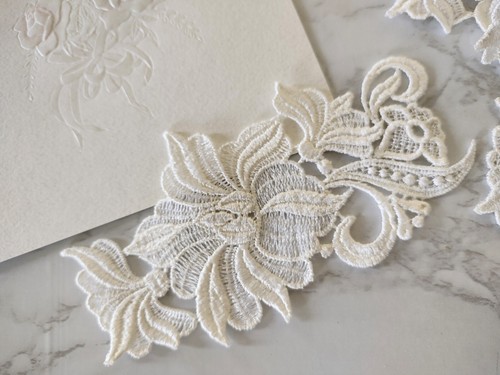 Antique lace appliques pc - 4,