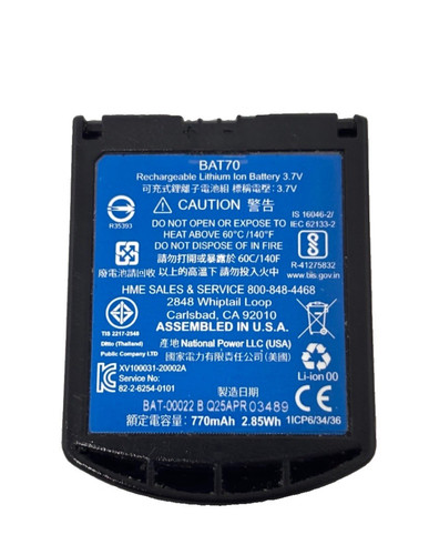 Hme bat70 battery - bat70,