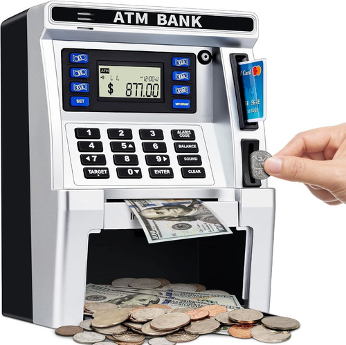 Atm piggy bank for - atm, kids,