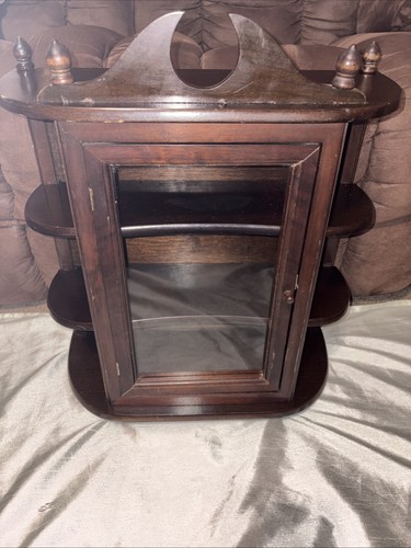 Vintage large curio - vintage, wall