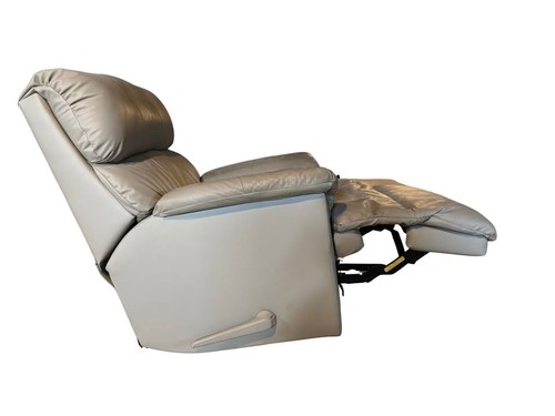 Leather swivel rocker recliner - leather,