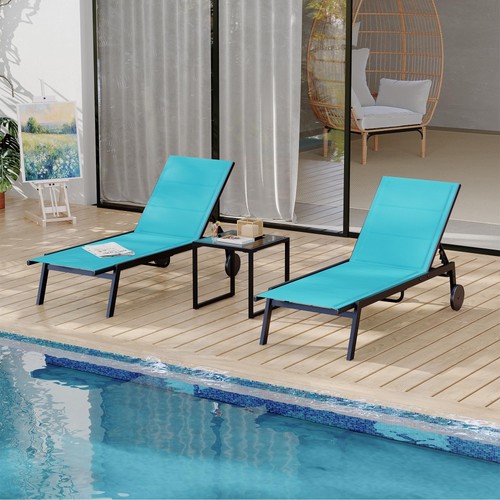 Patio textile chaise lounge - textile,
