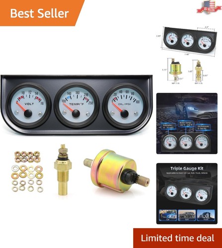 Essential 52mm triple meter - essential,